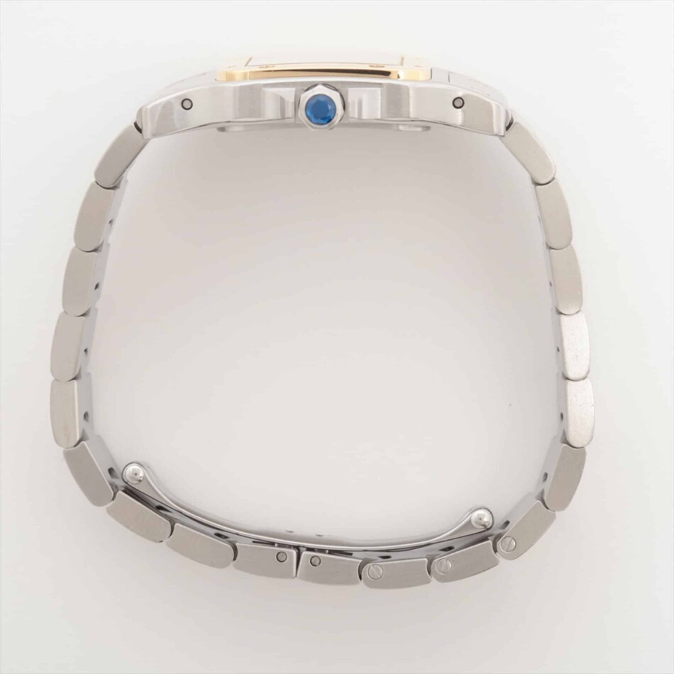 Vintage Cartier Santos Galbee 24mm steel and gold
