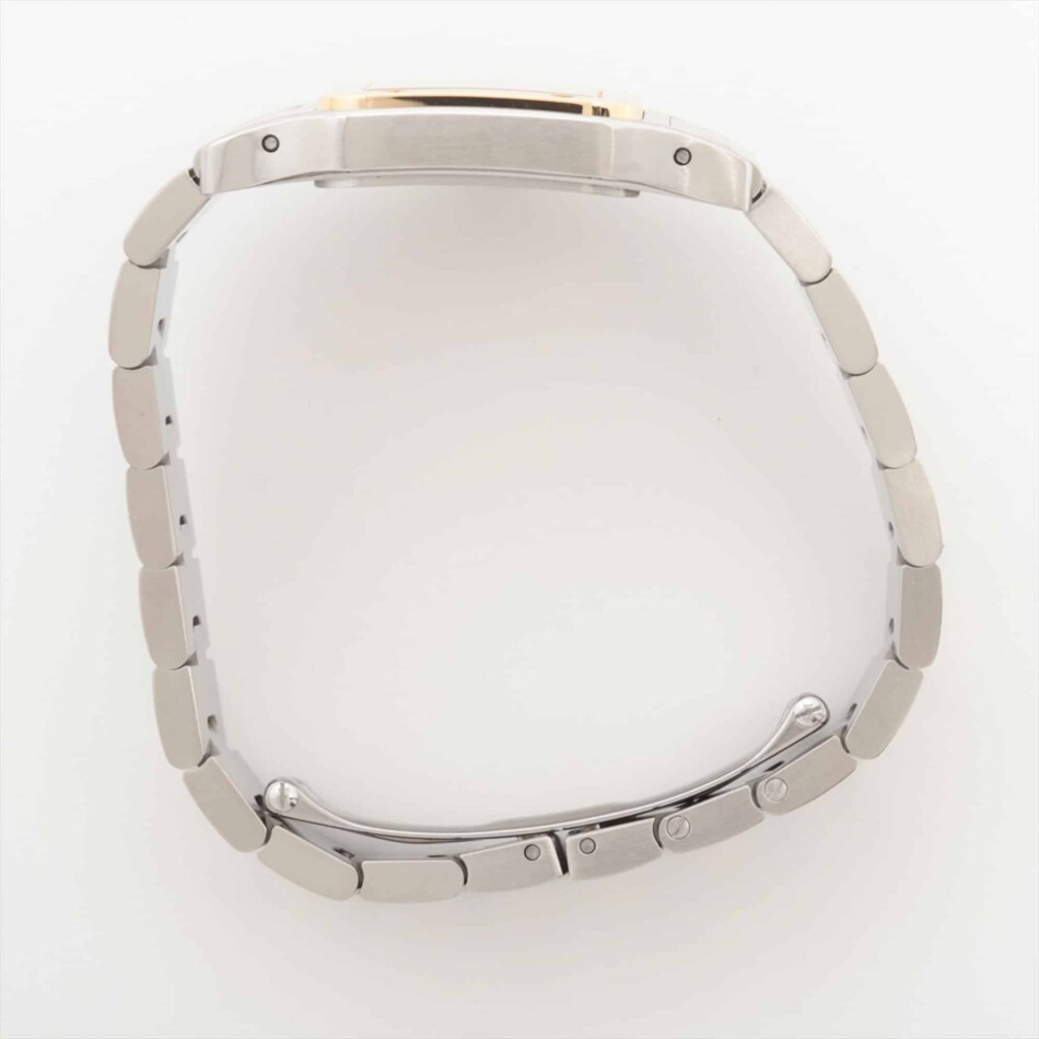 Vintage Cartier Santos Galbee 24mm steel and gold