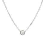 Vintage Cartier d'Amour Diamond Necklace XS in White Gold