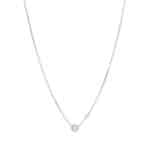 Vintage Cartier d'Amour Diamond Necklace XS in White Gold