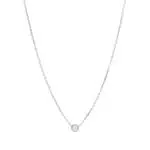 Vintage Cartier d'Amour Diamond Necklace XS in White Gold