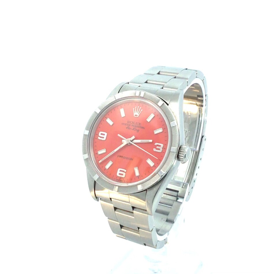 Vintage 1994 Rolex Oyster Perpetual Air-King Custom Red Dial