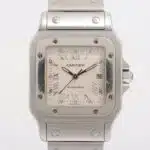 Vintage Cartier Santos steel 24mm quartz wristwatch 1565