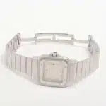Vintage Cartier Santos steel 24mm quartz wristwatch 1565