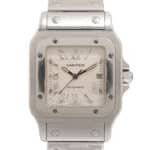 Vintage Cartier Santos steel 24mm quartz wristwatch 1565