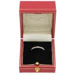 Vintage Cartier Ballerine Diamond Wedding Band in Platinum