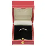 Vintage Cartier Ballerine Diamond Wedding Band in Platinum