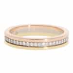 Vintage Cartier Vendôme Louis Diamond Eternity Ring in Gold
