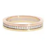 Vintage Cartier Vendôme Louis Diamond Eternity Ring in Gold