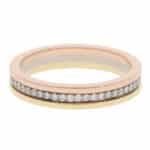 Vintage Cartier Vendôme Louis Diamond Eternity Ring in Gold