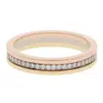 Vintage Cartier Vendôme Louis Diamond Eternity Ring in Gold