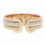 Vintage C de Cartier Open Band Ring in Gold