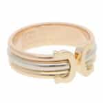 Vintage C de Cartier Open Band Ring in Gold