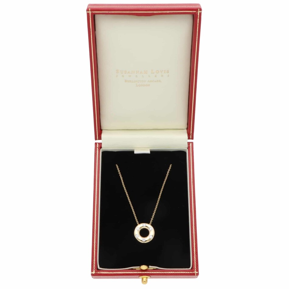 Vintage Tiffany & Co. Etoile Diamond Pendant Necklace