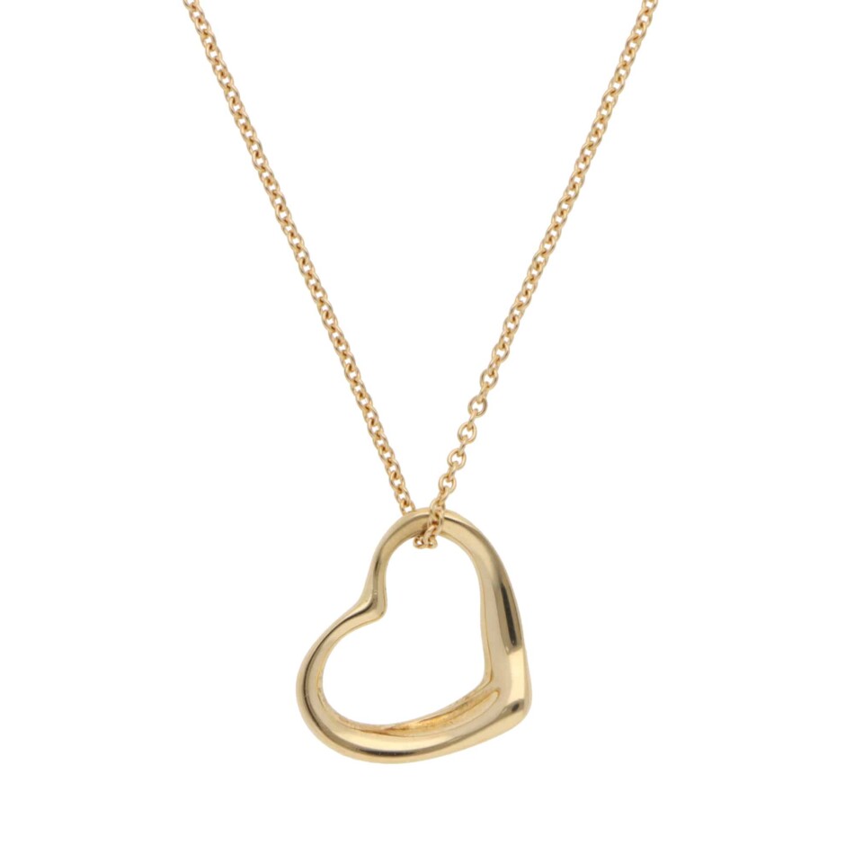 Vintage Elsa Peretti for Tiffany & Co. Open Heart Pendant