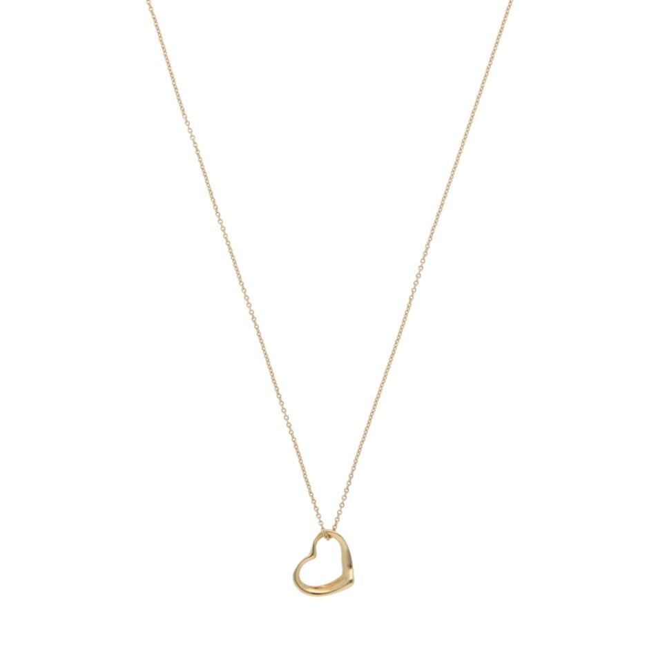 Vintage Elsa Peretti for Tiffany & Co. Open Heart Pendant