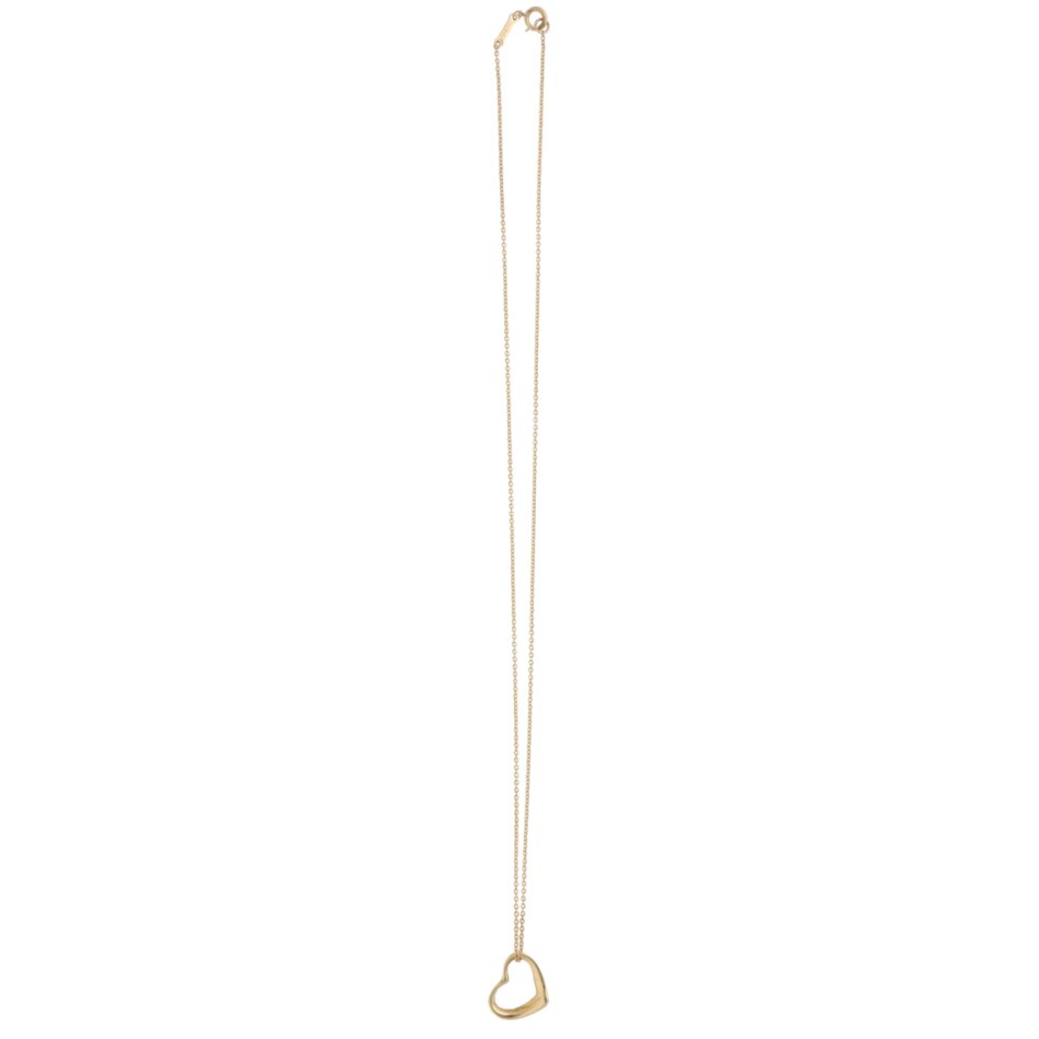 Vintage Elsa Peretti for Tiffany & Co. Open Heart Pendant