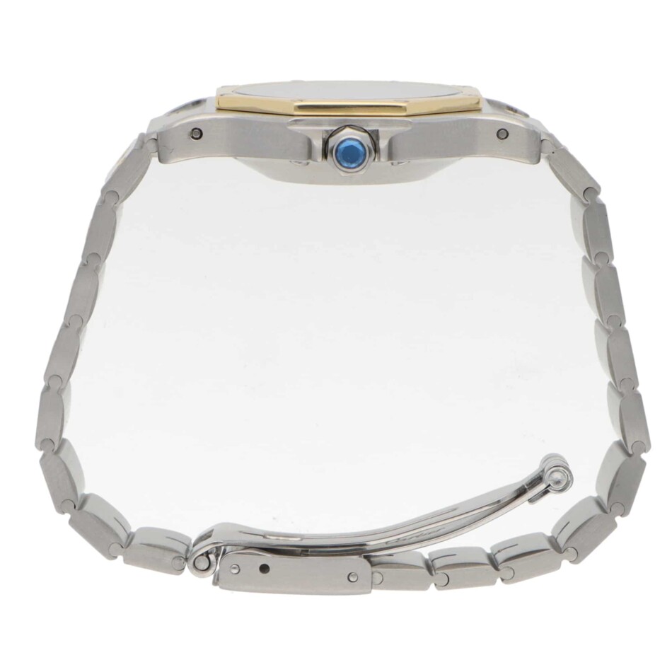Vintage Cartier Santos Ronde 30mm in steel and gold