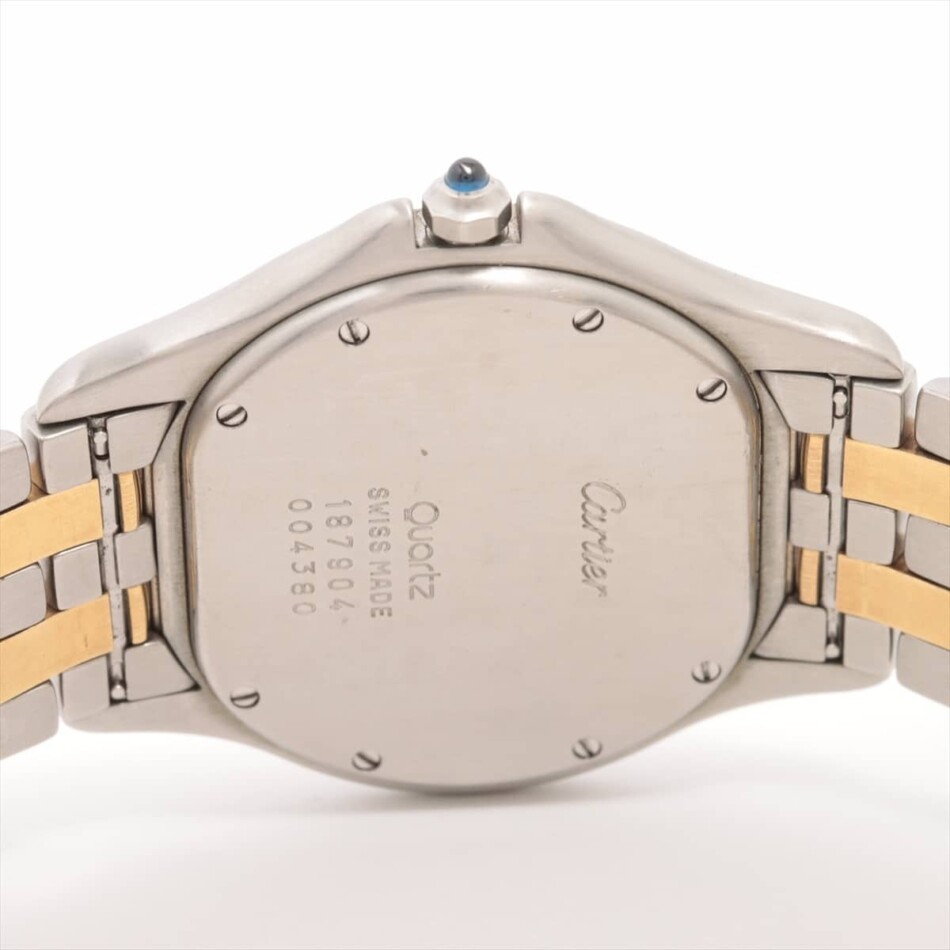Cartier Panthere Cougar watch 33mm 2 row gold