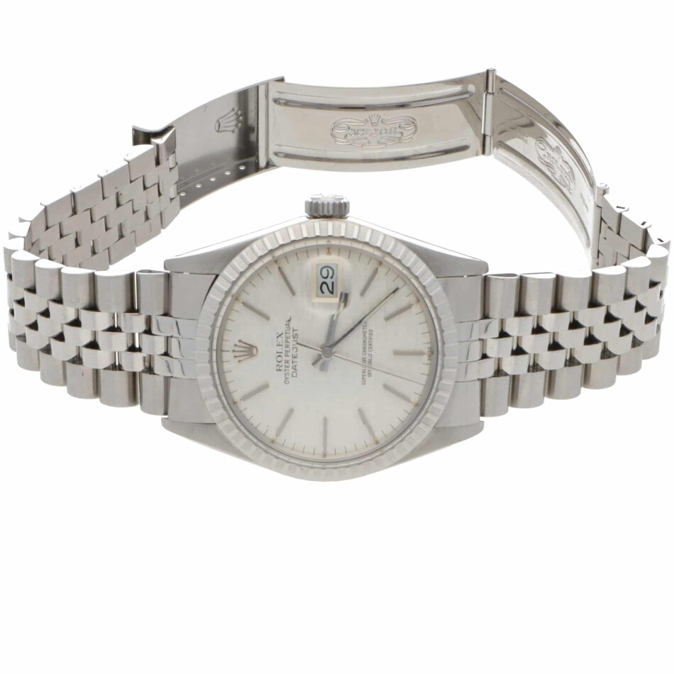 Vintage Automatic Rolex Textured Dial DateJust Watch