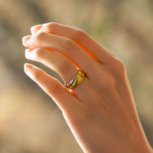 Vintage Cartier Trinity Ring in Gold, Size 61