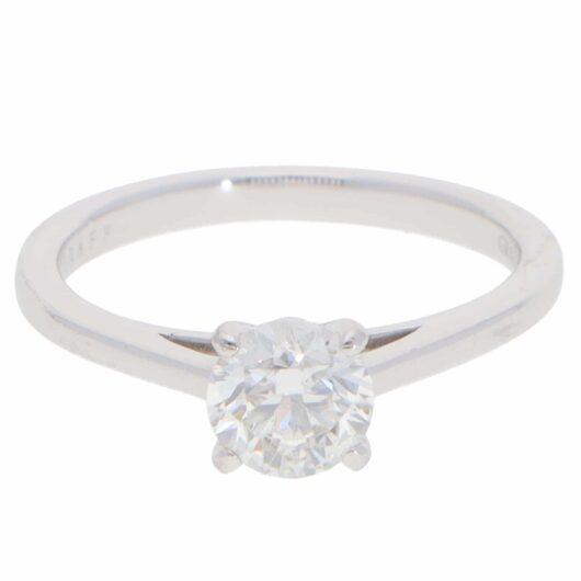 Vintage Graff Paragon GIA Certified Diamond Solitaire Ring