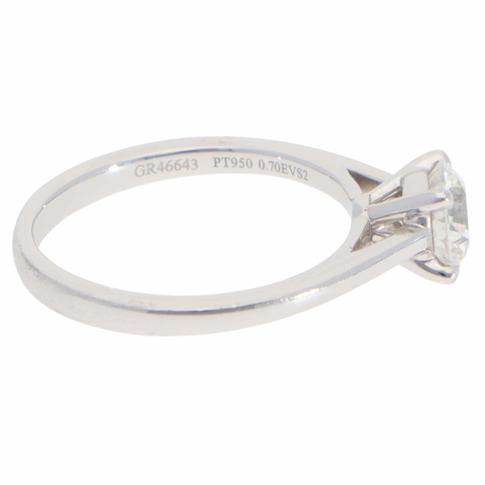 Vintage Graff Paragon GIA Certified Diamond Solitaire Ring