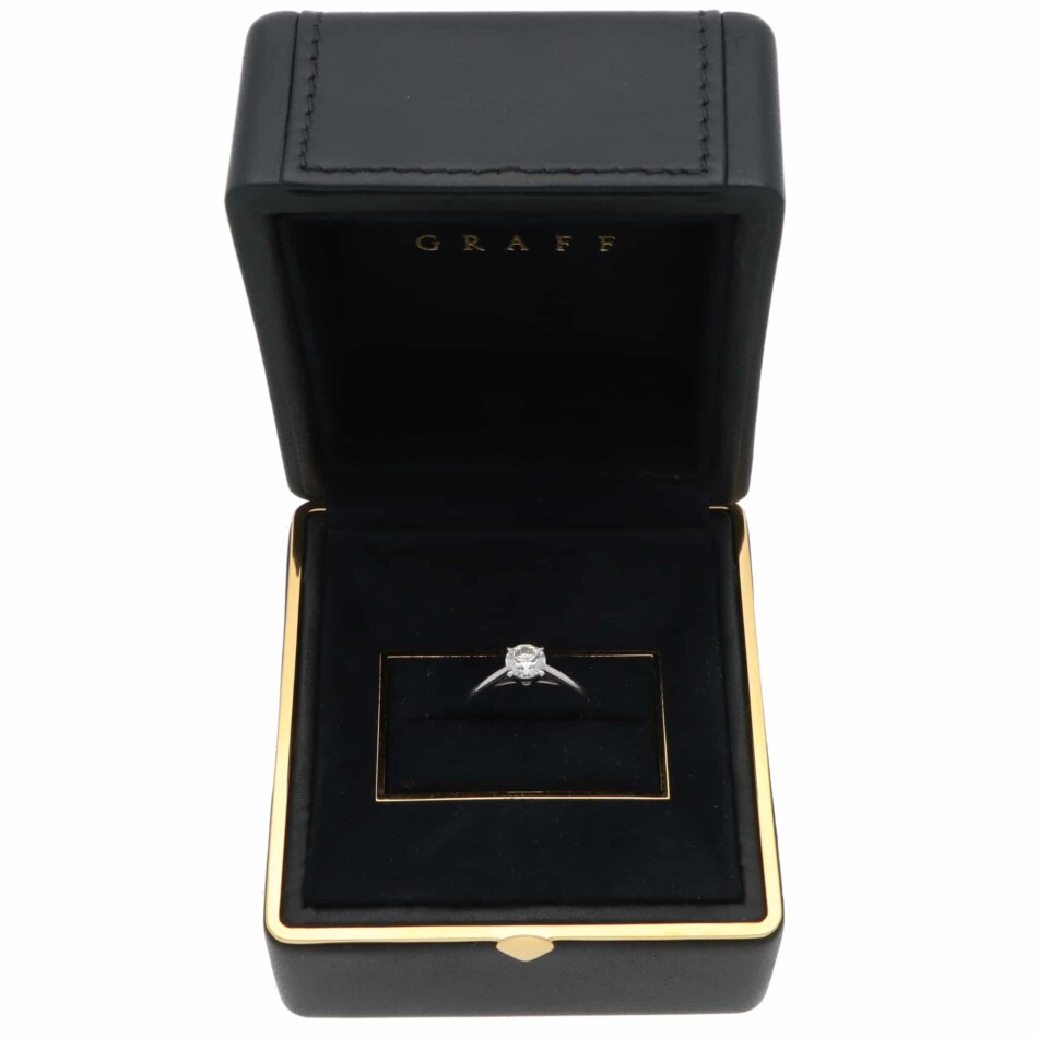 Vintage Graff Paragon GIA Certified Diamond Solitaire Ring