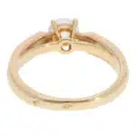 Vintage Cartier GIA Certified 0.55ct Diamond Trinity Ring