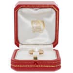 Vintage Cartier GIA Certified 0.55ct Diamond Trinity Ring