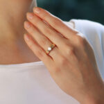 Vintage Cartier GIA Certified 0.55ct Diamond Trinity Ring