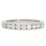 Vintage Tiffany & Co. Diamond Half Eternity Ring in Platinum