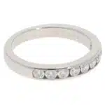 Vintage Tiffany & Co. Diamond Half Eternity Ring in Platinum