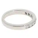 Vintage Tiffany & Co. Diamond Half Eternity Ring in Platinum