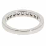 Vintage Tiffany & Co. Diamond Half Eternity Ring in Platinum