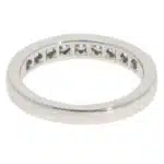 Vintage Tiffany & Co. Diamond Half Eternity Ring in Platinum