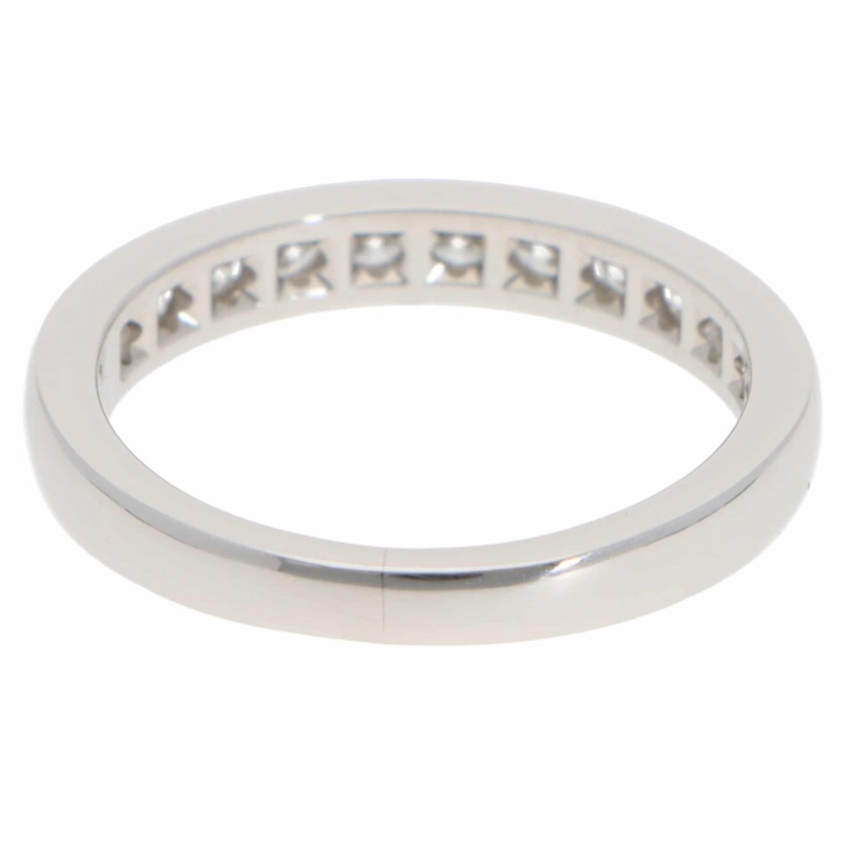 Vintage Tiffany & Co. Diamond Half Eternity Ring in Platinum