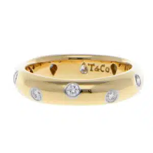 Vintage Tiffany & Co. Etoile Diamond Ring in Yellow Gold
