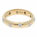 Vintage Tiffany & Co. Etoile Diamond Ring in Yellow Gold