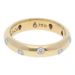 Vintage Tiffany & Co. Etoile Diamond Ring in Yellow Gold