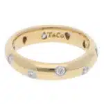 Vintage Tiffany & Co. Etoile Diamond Ring in Yellow Gold