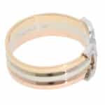 Vintage C de Cartier Diamond Open Band Ring in Gold Vintage C de Cartier Diamond Open Band Ring in Gold