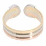 Vintage C de Cartier Diamond Open Band Ring in Gold Vintage C de Cartier Diamond Open Band Ring in Gold