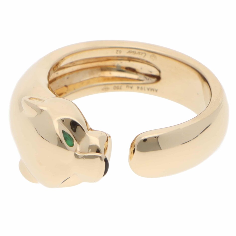 Vintage Panthère de Cartier Ring in Yellow Gold