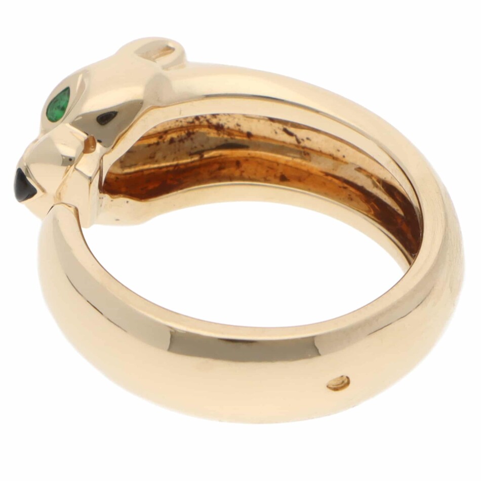 Vintage Panthère de Cartier Ring in Yellow Gold