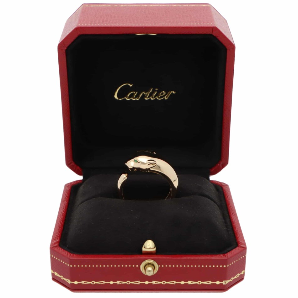Vintage Panthère de Cartier Ring in Yellow Gold