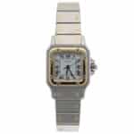 Vintage Cartier Santos Galbee 24mm automatic steel and gold