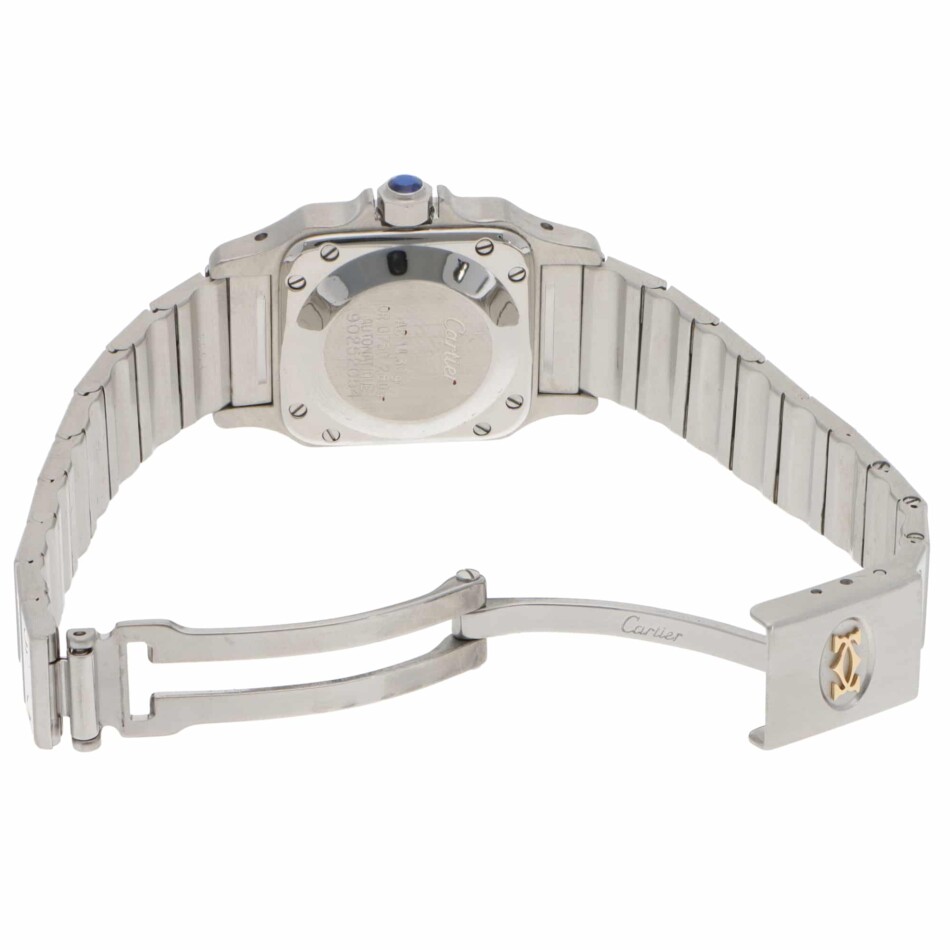 Vintage Cartier Santos Galbee 24mm automatic steel and gold