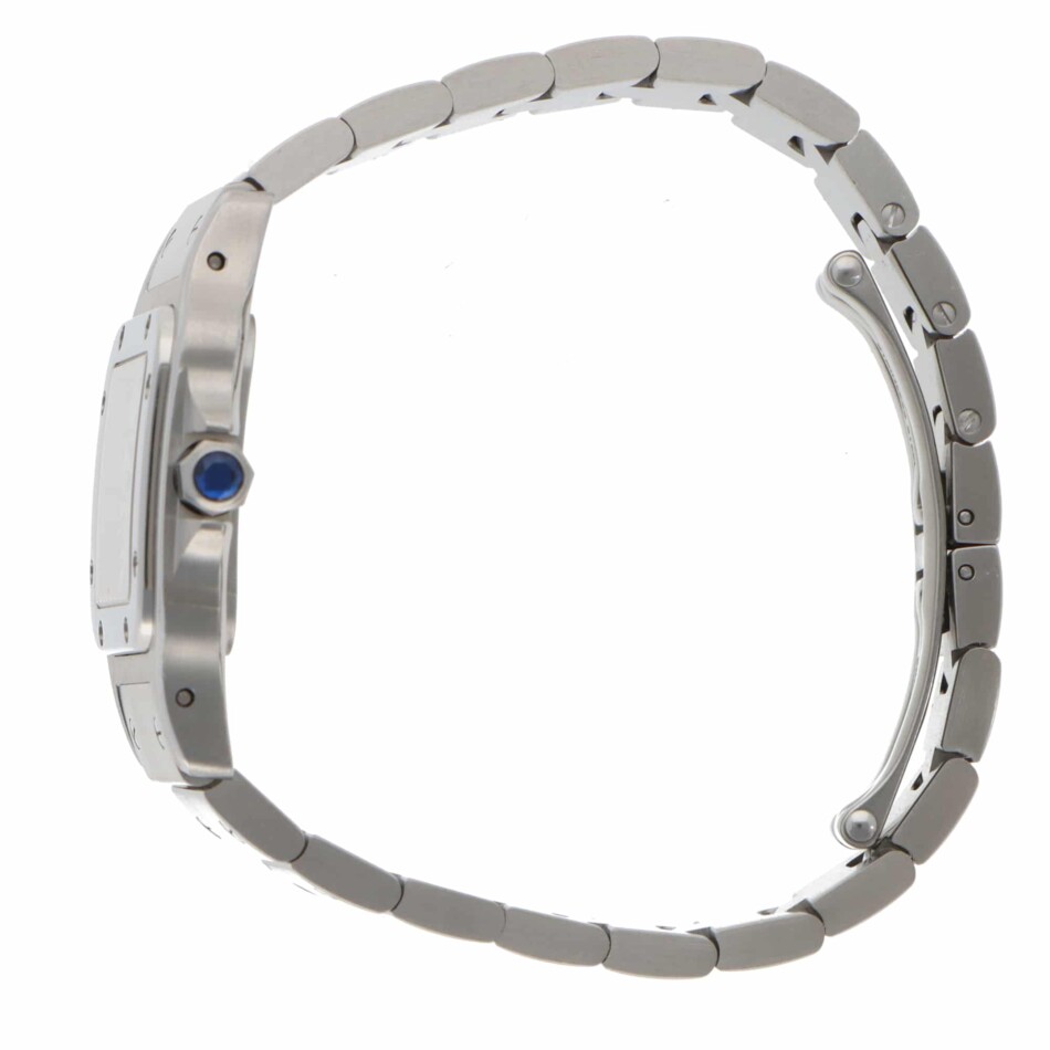 Vintage Cartier Santos Galbee 24mm steel quartz watch