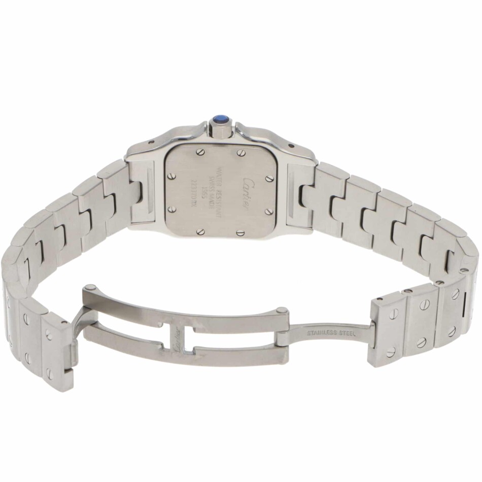 Vintage Cartier Santos Galbee 24mm steel quartz watch